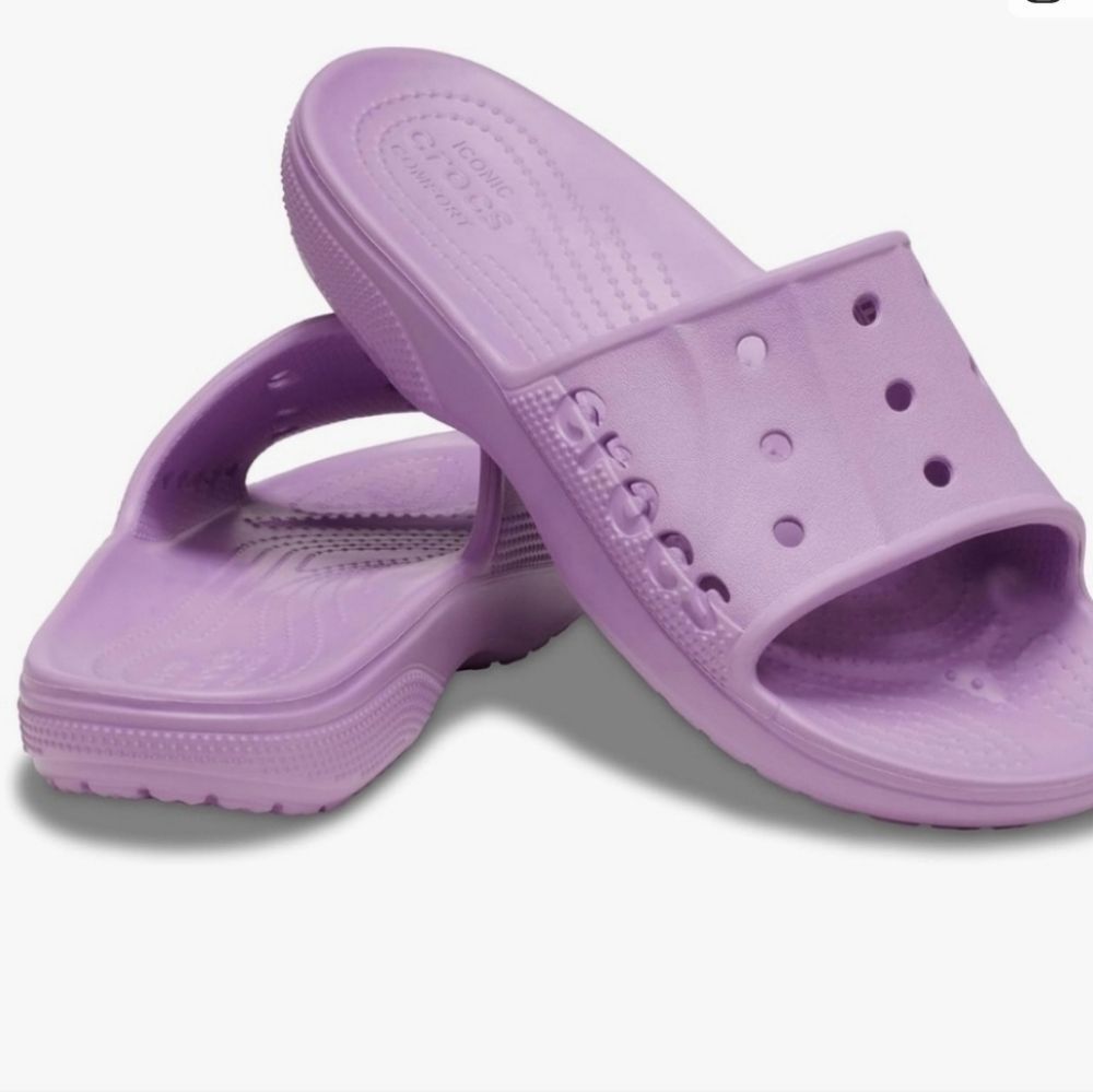 NWT Crocs Via Slide Sandals Size M12 W14 unisex